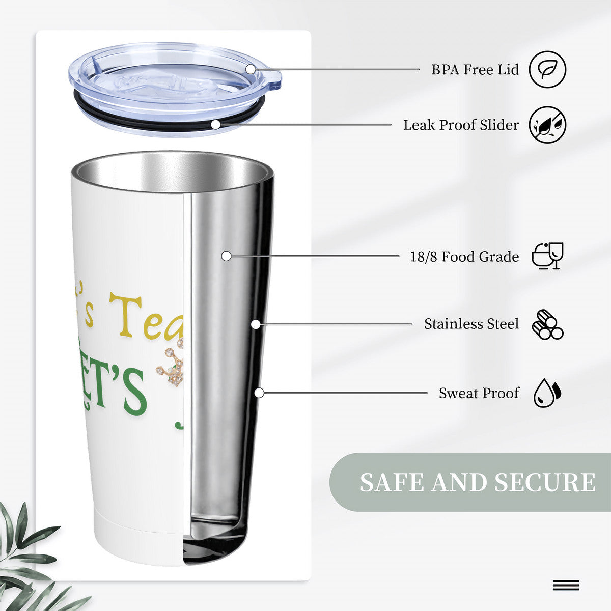 HC_C81 20oz Stainless Steel Straw Lid Cup