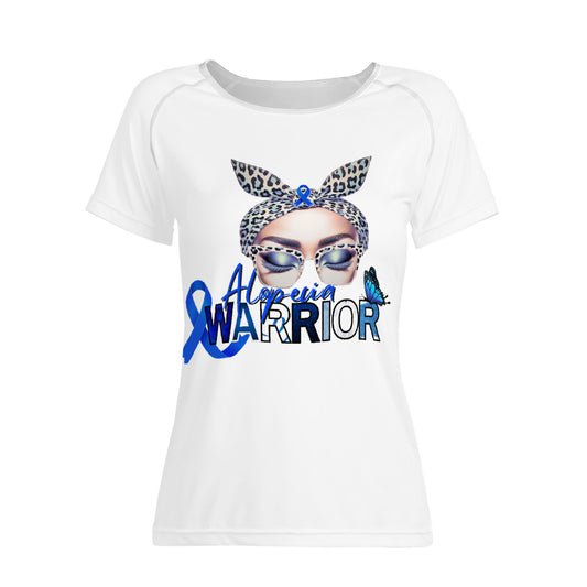 D65 Alopecia Warrior Print T shirt